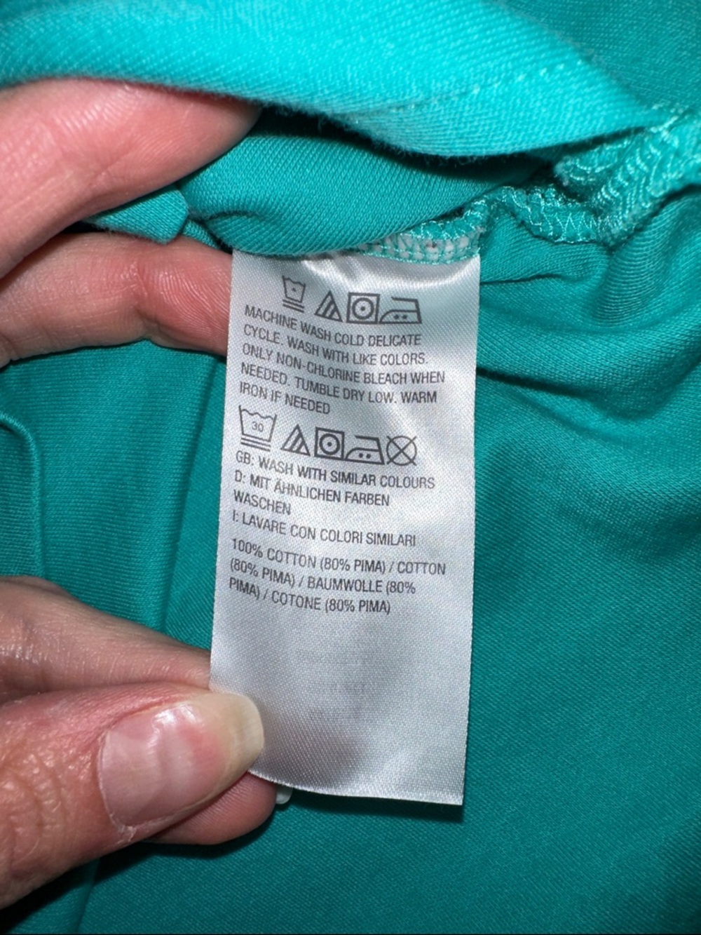 Isaac Mizrahi Teal Open-Front Cardigan - Picture 4 of 6